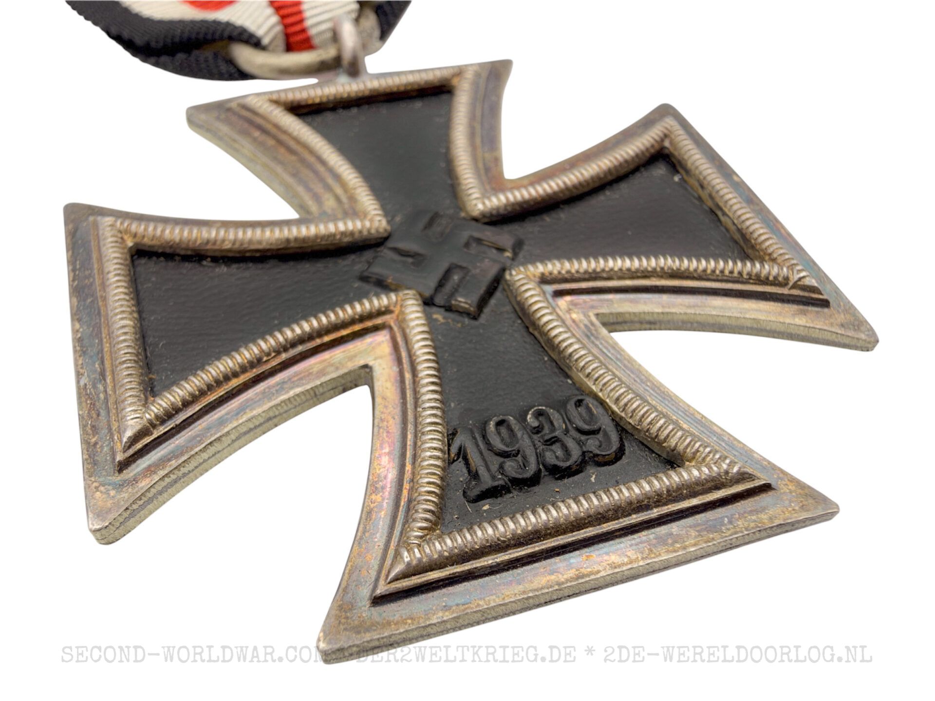 Eisernes Kreuz 2. Klasse (EK2) runde 3 Deschler & Sohn mit Verleihungstüte – Bild 3