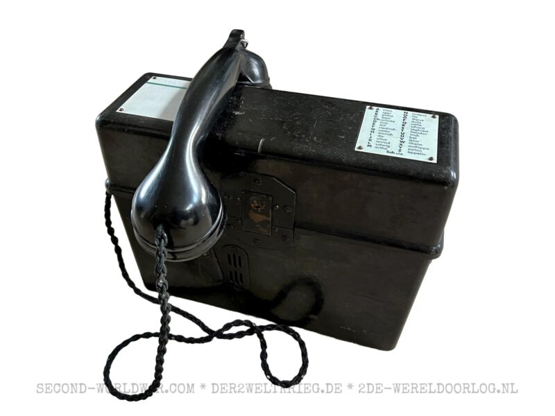 Feldfernsprecher 33 1941 Telefonfabrik Friedrich Reiner München – Bild 2