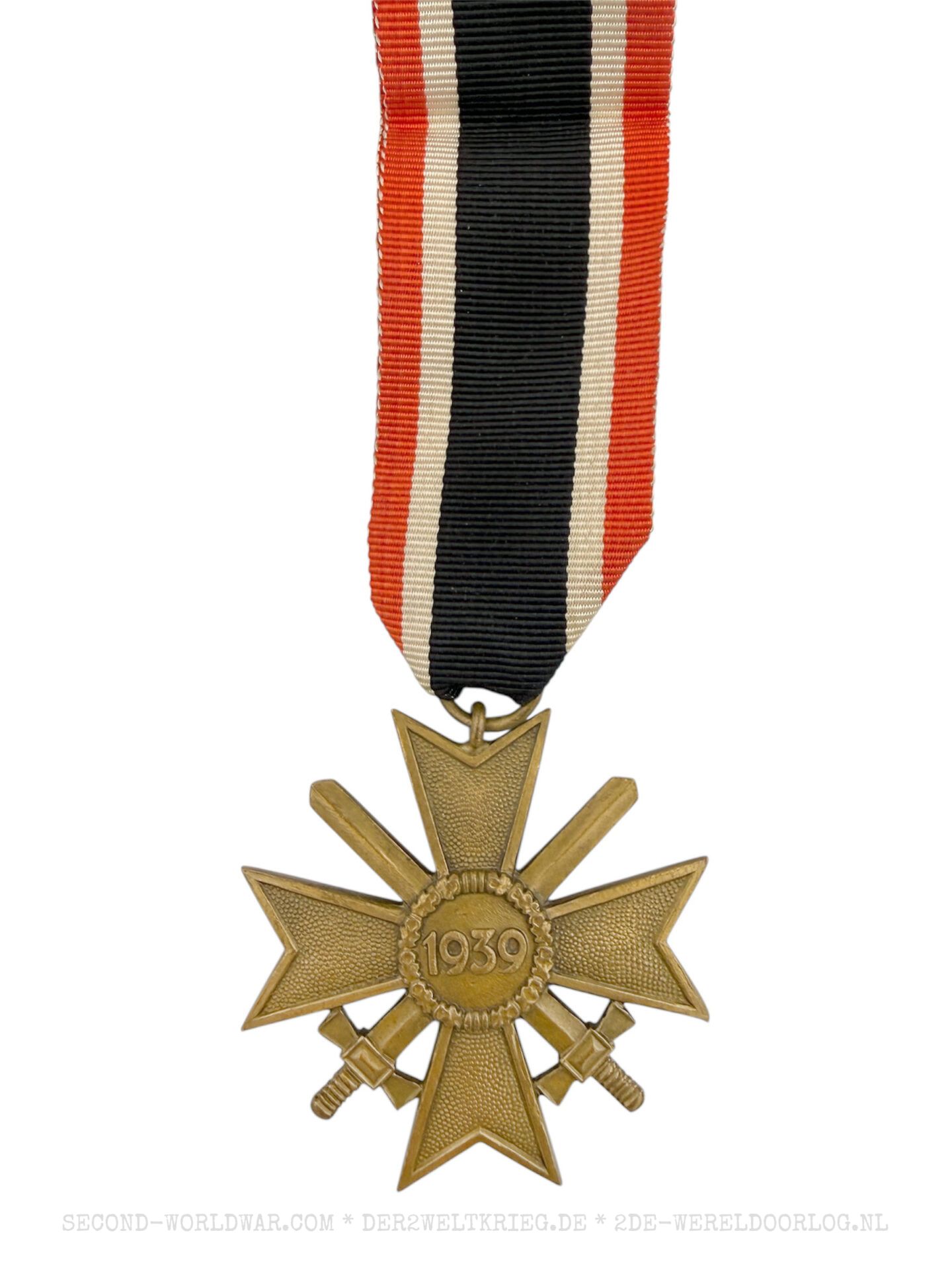 Kriegsverdienstkreuz 2.Klasse mit Schwertern Buntmetall 101 – Bild 2