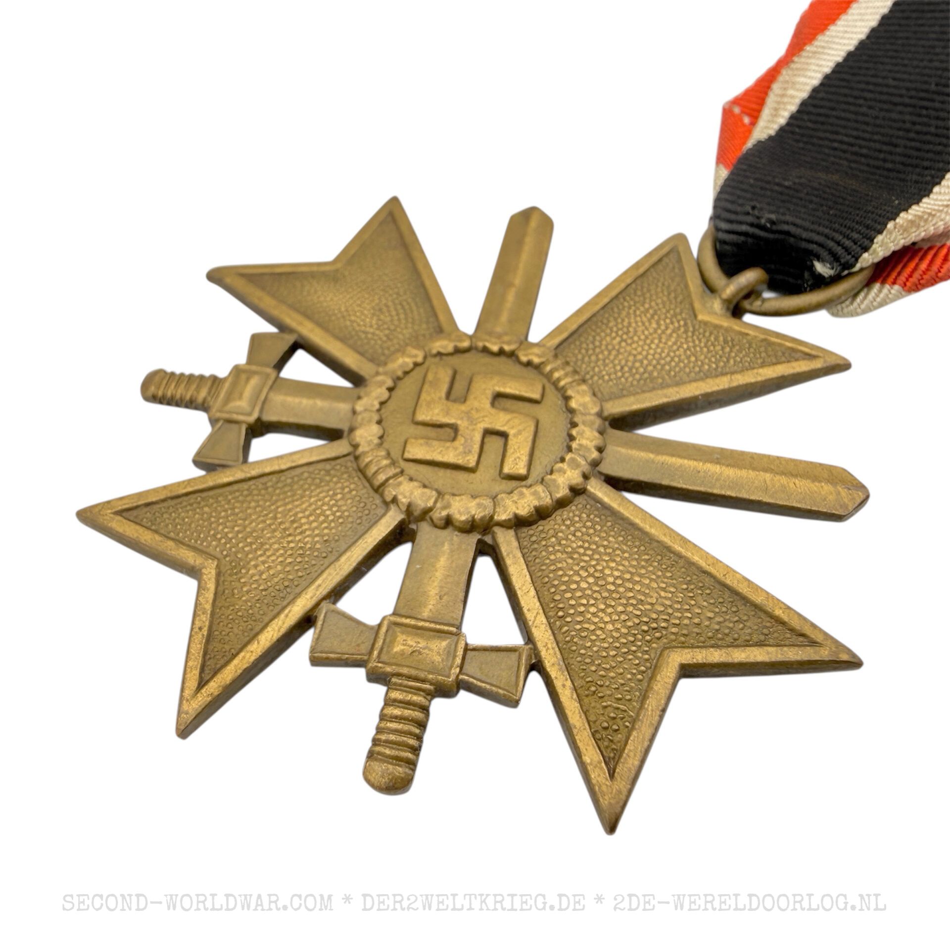 Kriegsverdienstkreuz 2.Klasse mit Schwertern Buntmetall 101 – Bild 3