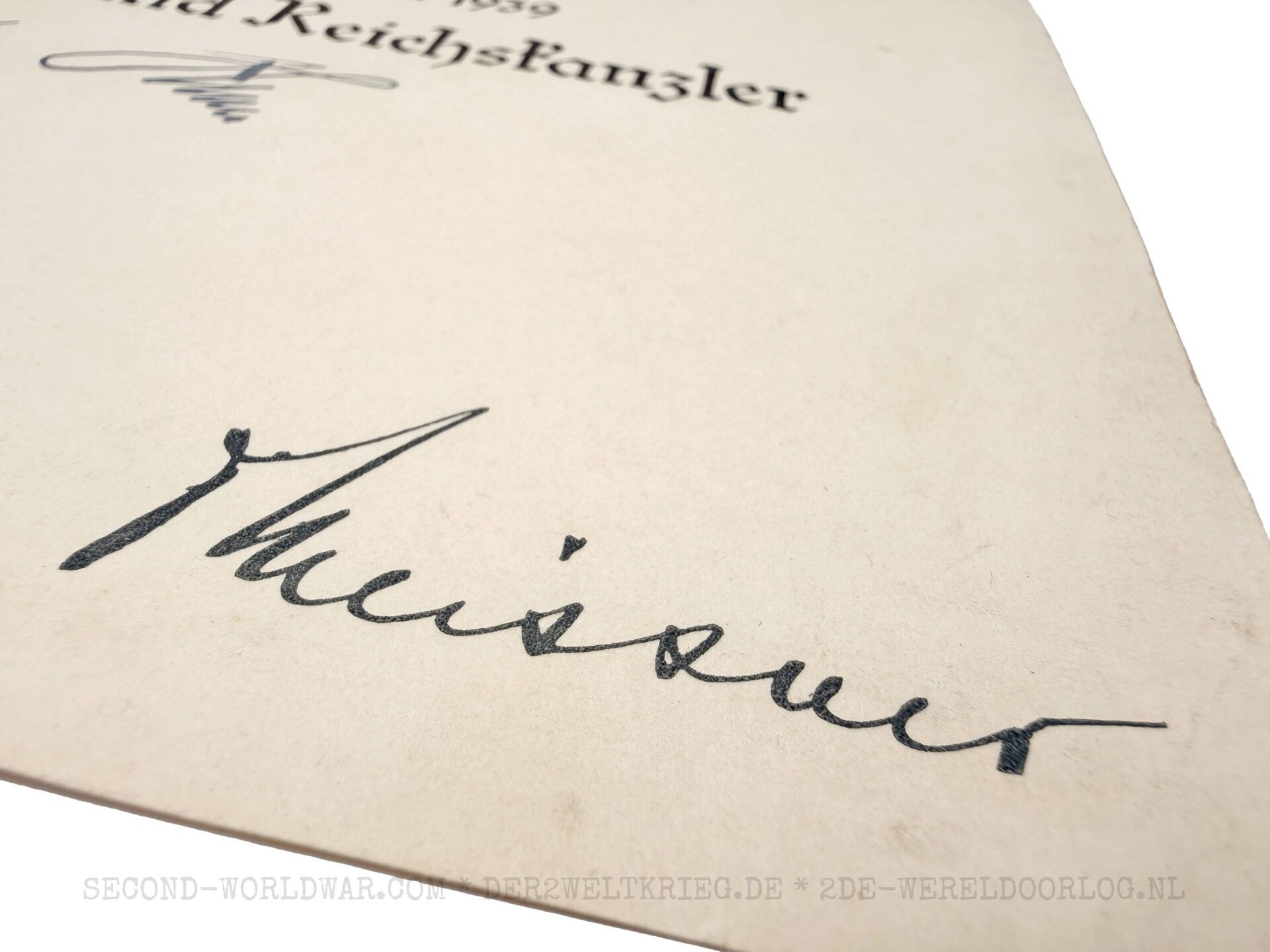 Urkunde Ehrenkreuz der Deutschen Mutter (Mutterkreuz) der 1. Stufe in Gold – Bild 3