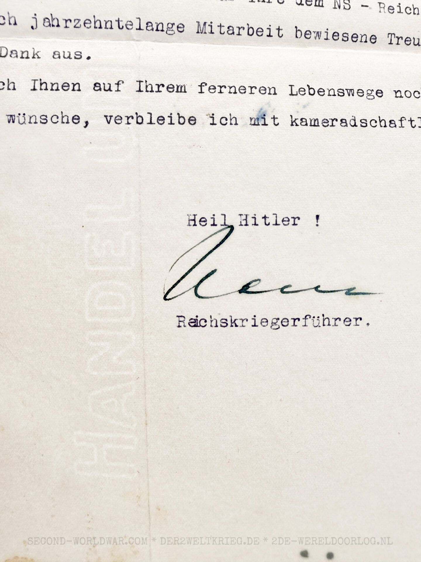 Urkunde Ehrenkreuz der Deutschen Mutter (Mutterkreuz) der 1. Stufe in Gold – Bild 5