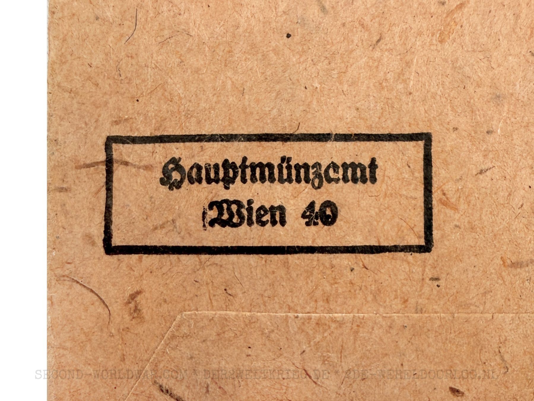 Ostmedaille (Winterschlacht im Osten) Verleihungstüte Hauptmünzamt – Bild 3