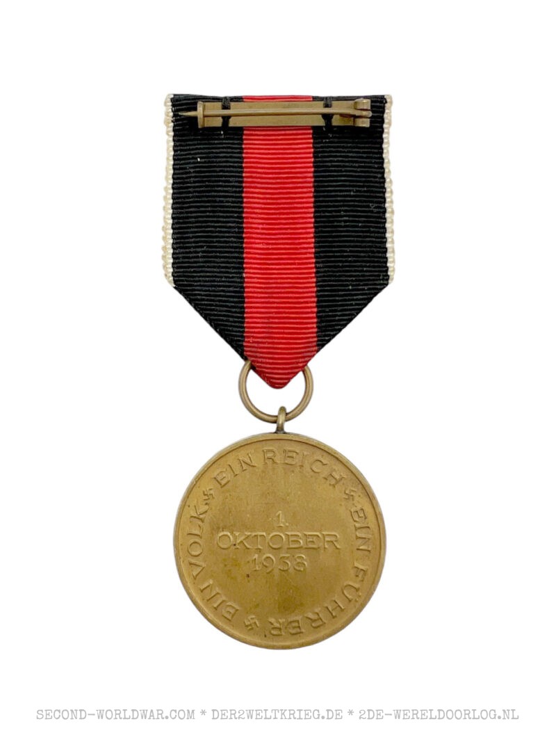 Medaille zur Erinnerung an den 1. Oktober 1938 – Bild 2