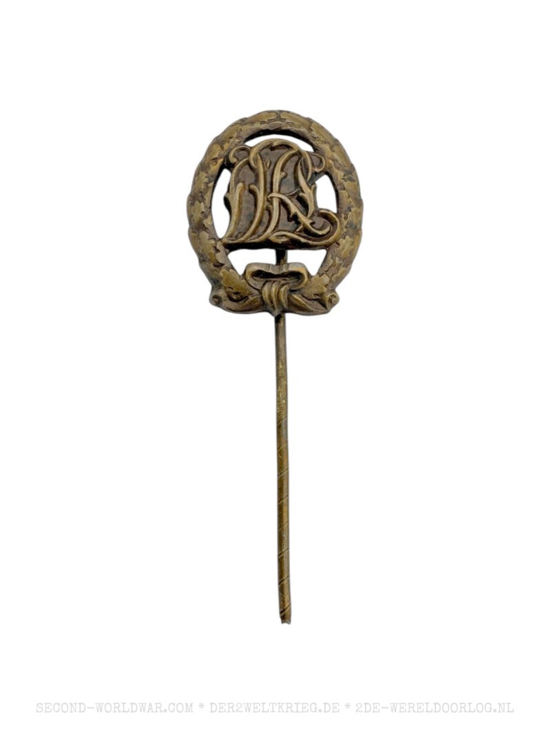Deutsches Reichssportabzeichen für Leibesübungen (DRL) Bronze Miniatur Nadel