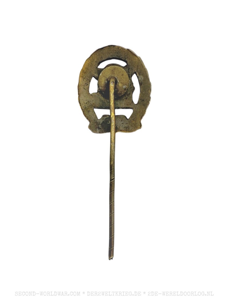 Deutsches Reichssportabzeichen für Leibesübungen (DRL) Bronze Miniatur Nadel – Bild 2
