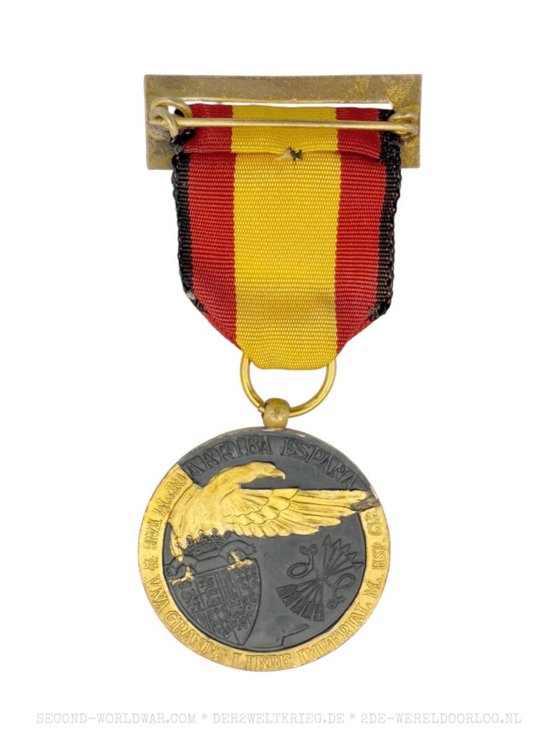 Spanische Verdienst-Medaille (Medalla de la Campaña Española) 1936-1939 im Karton – Bild 3