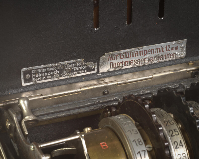 Enigma Codiermaschine Heimsoeth & Rinke – Bild 7