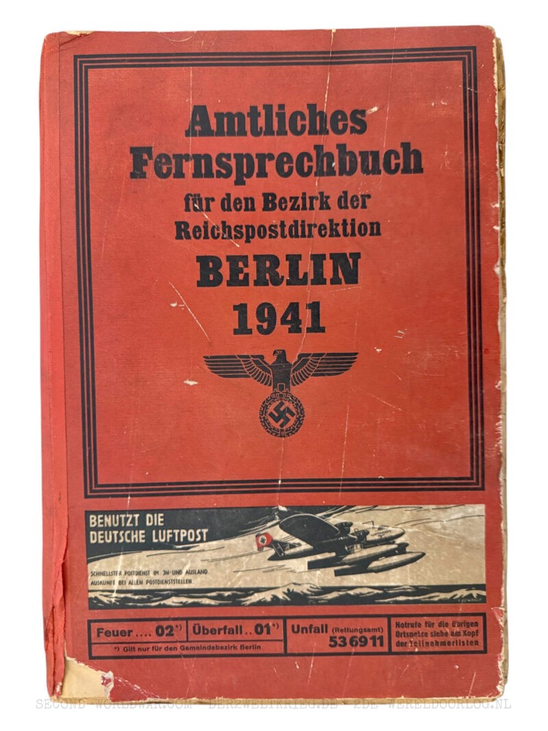 Amtliches Fernsprechbuch Berlin 1941