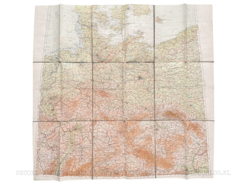 Luftwaffe Fliegerkarte Deutschland