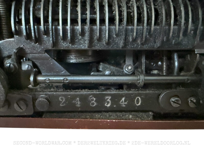 Groma N Waffen-SS Schreibmaschine 1941 – Bild 7