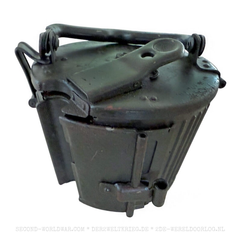 MG34 / MG42 Gurttrommel 1940 mit Patronengurt 1939 und 50 Hülsen – Bild 2