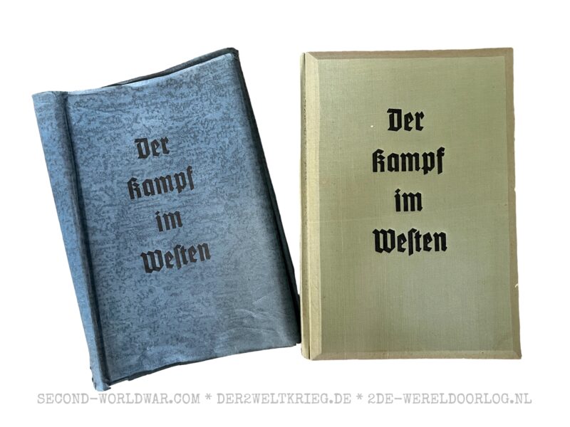 Der Kampf im Westen Raumbildalbum mit 100 Stereofotos und Brille (blaue Umschlag)