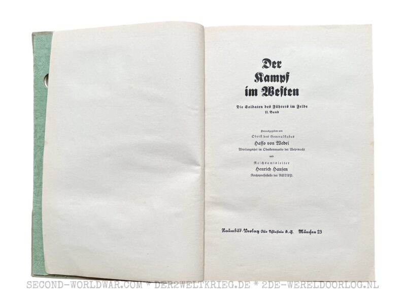 Der Kampf im Westen Raumbildalbum mit 100 Stereofotos und Brille (blaue Umschlag) – Bild 8