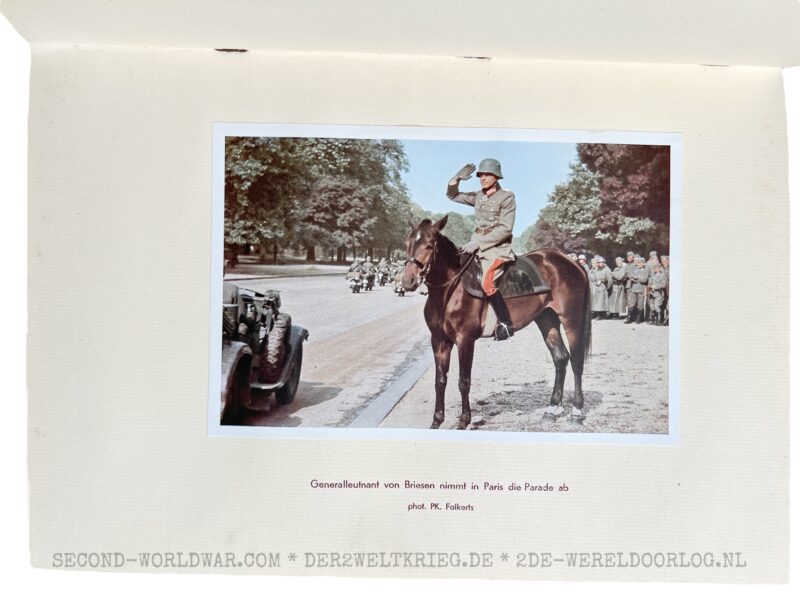 Der Kampf im Westen Raumbildalbum mit 100 Stereofotos und Brille (blaue Umschlag) – Bild 16