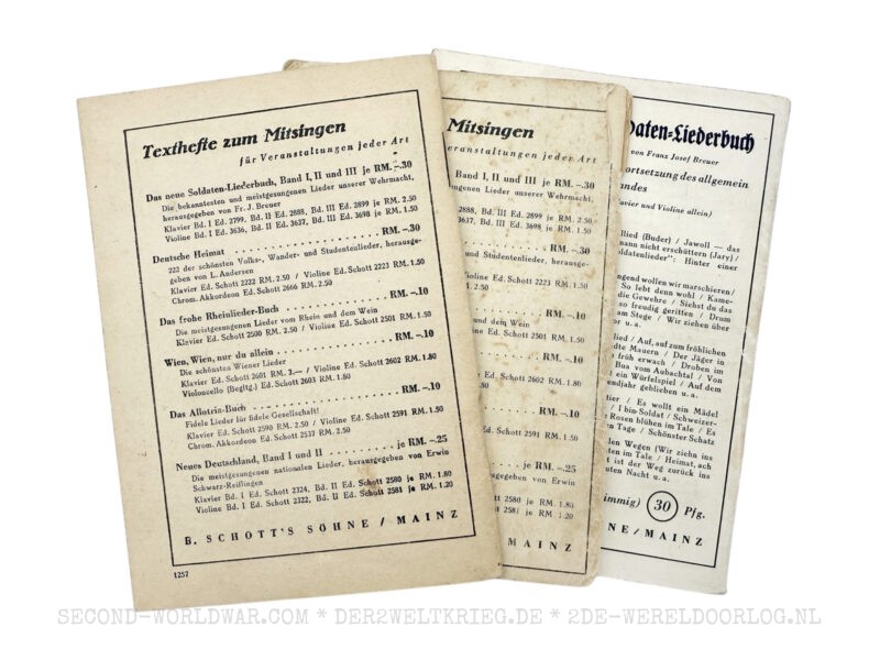 Das neue Soldaten Liederbuch Heft 1, 2, 3 – Bild 2