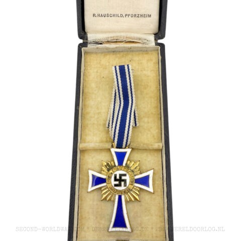 Ehrenkreuz der Deutschen Mutter (Mutterkreuz) der 1. Stufe Gold im Etui