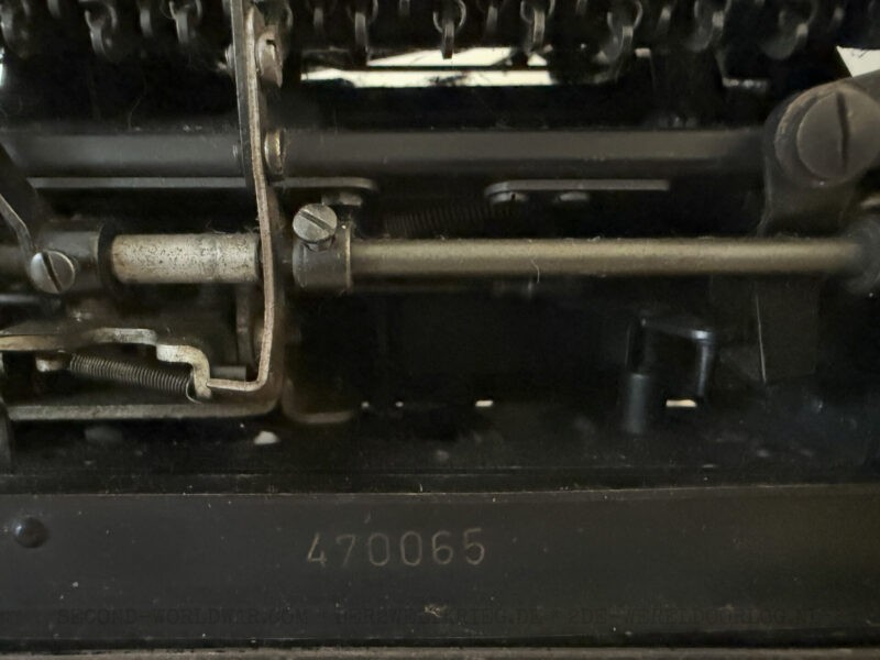 Olympia Robust Waffen-SS Schreibmaschine 1943 – Bild 9
