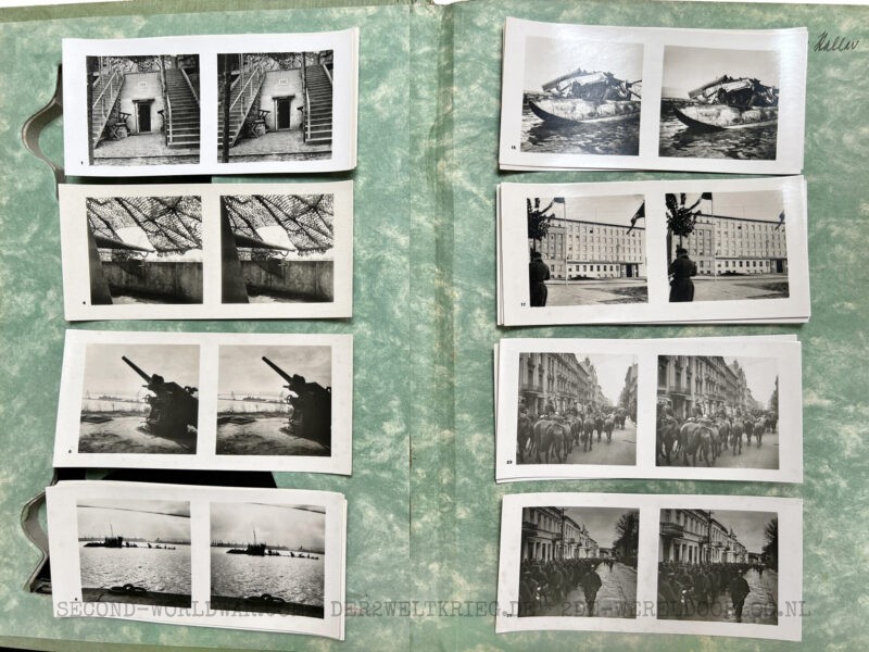 Die Soldaten des Führers im Felde Raumbildalbum (grün) mit 100 Stereofotos und Brille – Bild 6