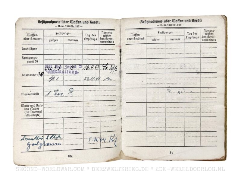 Wehrmacht Soldbuch 1944 – Bild 8