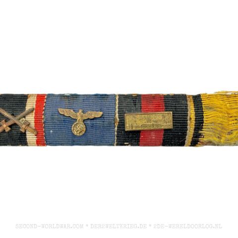 Wehrmacht Bandspange Vierteillig