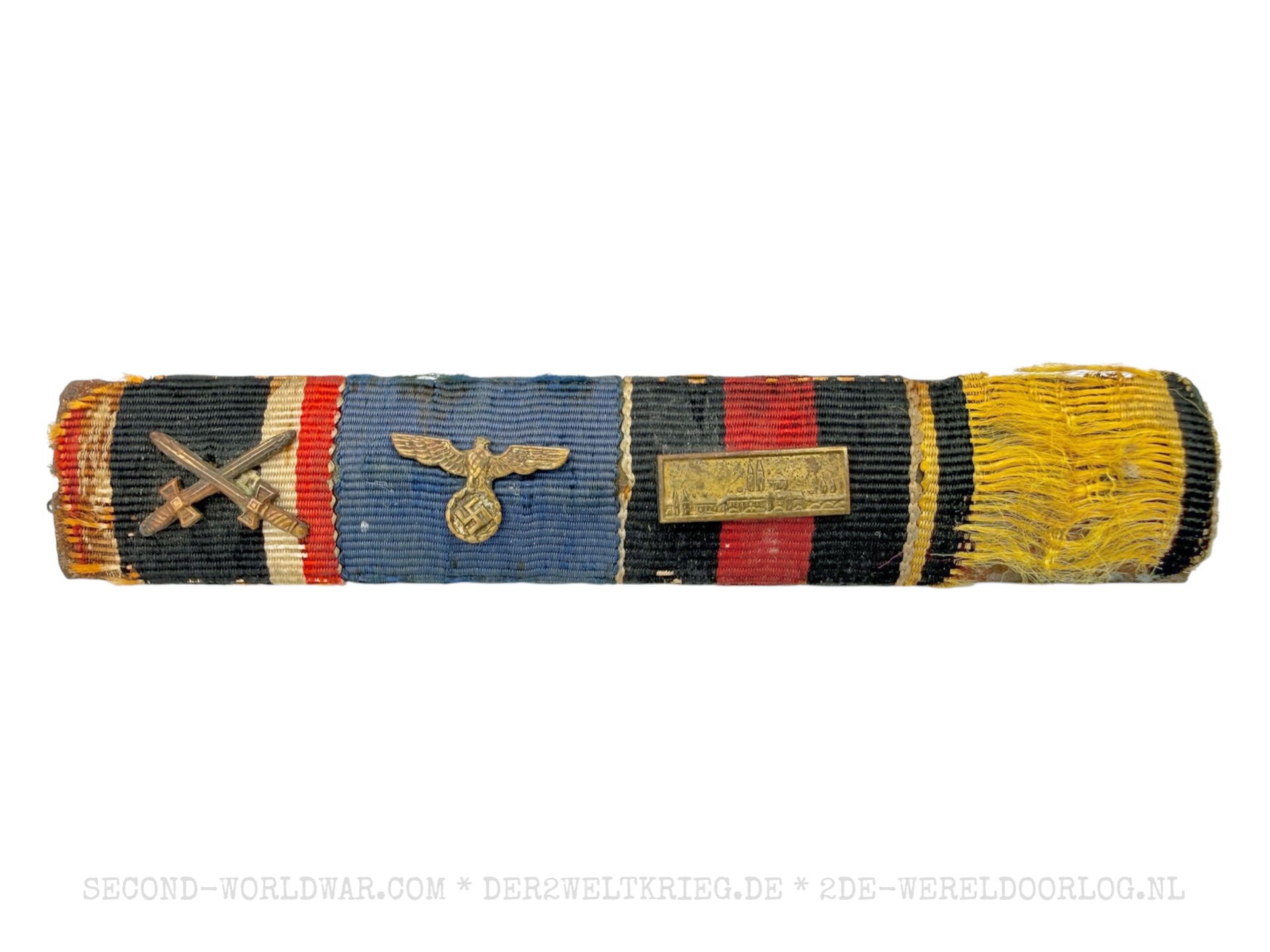Wehrmacht Bandspange Vierteillig