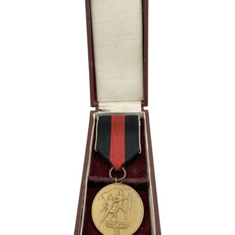 Medaille zur Erinnerung an den 1. Oktober 1938 im Etui