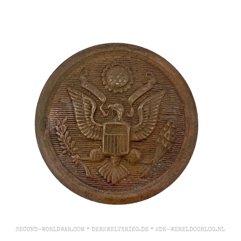 Amerikanischer Uniformknopf Bronze