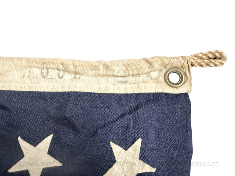 Amerikanische 48-Sterne-Flagge aus Wolle – Bild 3