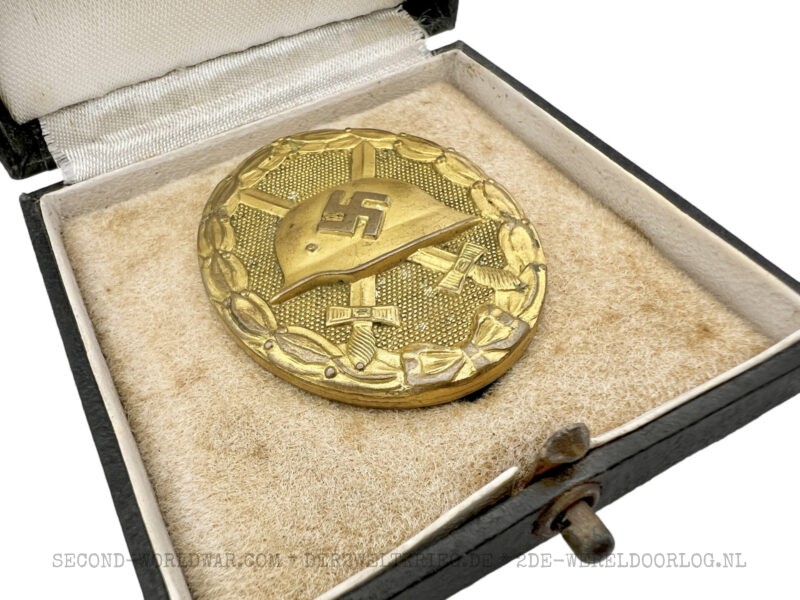 Verwundetenabzeichen Gold im LDO Etui Hersteller 30 – Bild 5