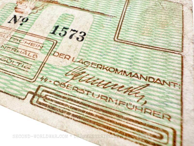 Niederländische Lager Gutschein Westerbork 100 Cent – Bild 3