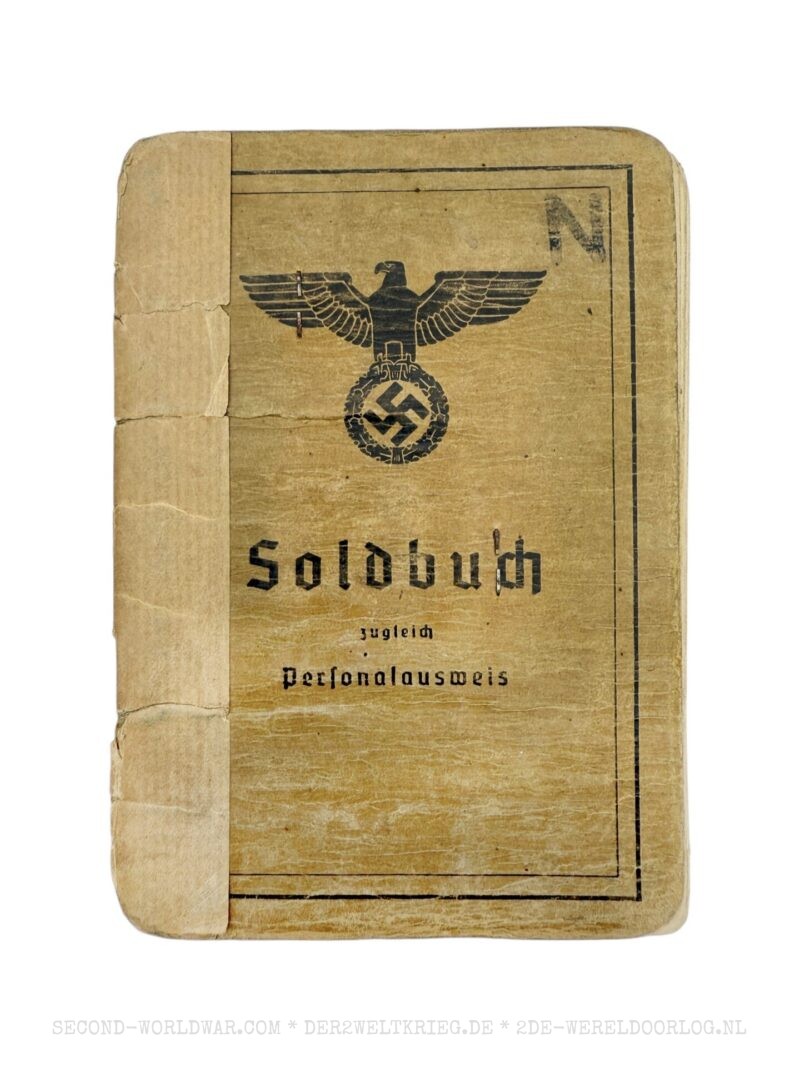 Wehrmacht Soldbuch Arzt Wien mit Zusatzpapieren – Bild 3