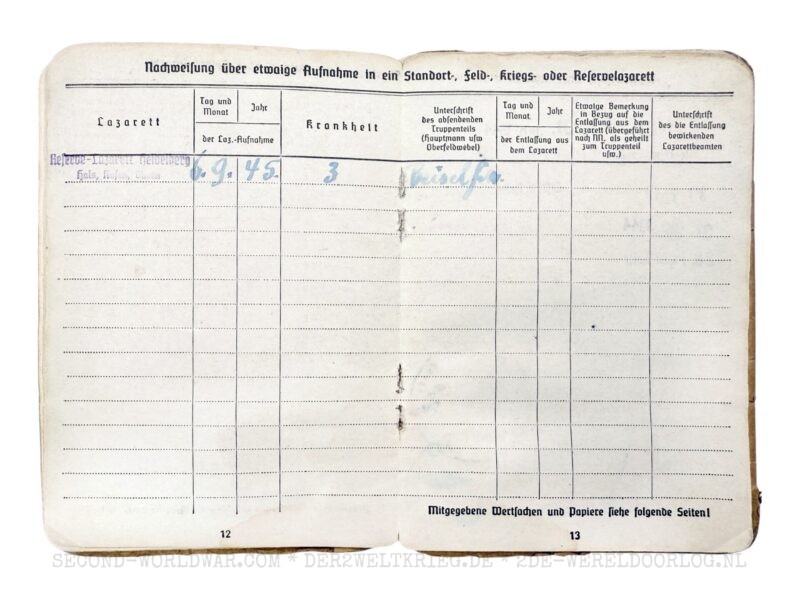Wehrmacht Soldbuch Arzt Wien mit Zusatzpapieren – Bild 10
