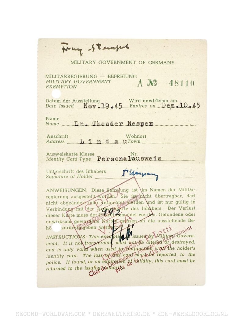 Wehrmacht Soldbuch Arzt Wien mit Zusatzpapieren – Bild 19