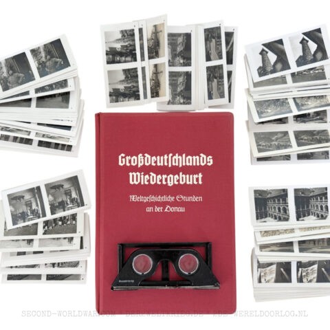 Großdeutschlands Wiedergeburt Raumbildalbum mit 120 Stereofotos und Brille